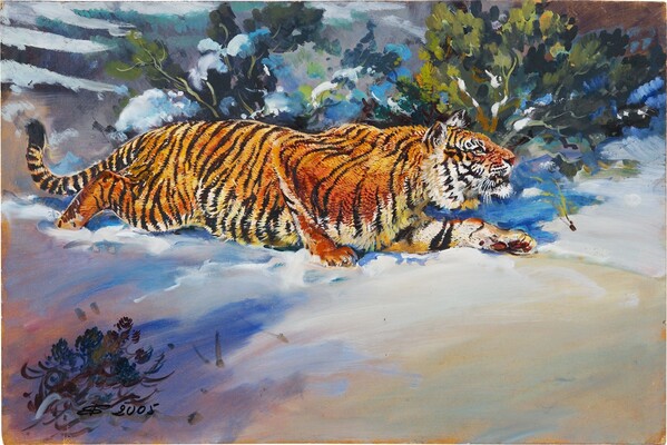 Бастрыкин Виктор Васильевич. Тигр крадущийся 